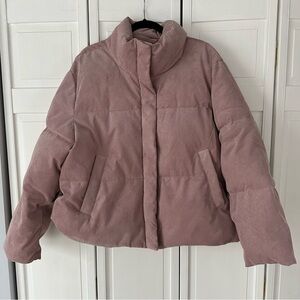 Levi's Dusty Mauve Quilted Puffer Jacket